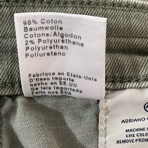 AG Adriano Goldschmied The Ex-Boyfriend Slim Slouchy Distressed Crop Jeans 26R - Picture 14 of 16